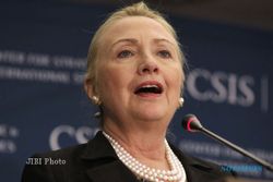 PEMILU AS : Jadi Capres, Hillary Clinton Mundur dari Yayasan 