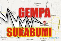 Gempa 5,5 SR Landa Sukabumi dan sekitarnya