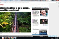  "Jembatan" Penghubung Plempungan-Suro Jadi Berita di Media Inggris