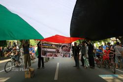 KRISIS GAZA: Aliansi Mahasiswa dan Masyarakat Peduli Palestina (AMMPAL) Gelar Aksi Solidaritas