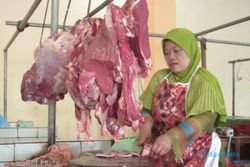   Pedagang Daging Sapi Mulai Kesulitan Peroleh Pasokan