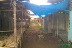   PASAR MASARAN: Pasar Darurat Dinilai Tak Layak, Pedagang Pilih Pindah