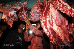 HARGA KEBUTUHAN POKOK : Daging Sapi Jatim Langka, Pedagang Ancam Mogok