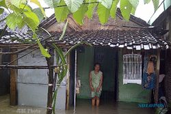 Hujan Deras, Belasan Rumah di Selogiri Wonogiri Terendam