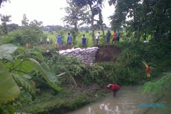Tanggul Jebol, 52 Hektare Sawah di Cawas Terendam Banjir