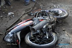 KECELAKAAN PONOROGO : Motor Serempet Motor di Badegan, Satu Orang Tewas