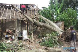 Angin Lisus Landa 6 Kecamatan di Klaten, 3 Rumah Rusak