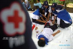  Ribuan Siswa Klaten Ikuti Lomba Siaga Bencana