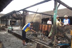 KEBAKARAN PASAR:  Los Pasar Cepogo Terbakar, Kerugian Rp164 Juta