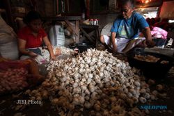 HARGA BAWANG: Tiga Hari Turun, Harga Bawang di Solo Kembali Naik