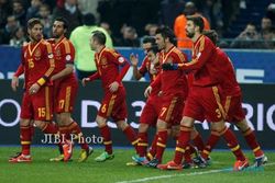 PRANCIS VS SPANYOL : Spanyol Unggul Tipis 0-1