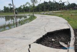  3 Bulan Dibangun, Infrastruktur Taman Kota Sudah Rusak