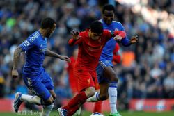 LIVERPOOL Vs CHELSEA : Gol Telat Suarez Buyarkan Kemenangan Chelsea