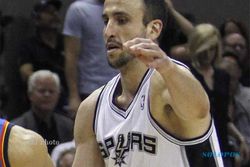 NBA : San Antonio Spurs Bakal Kehilangan Manu Ginobili Hingga Saat Playoff