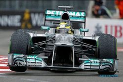 JELANG GP MONACO : Roseberg Dapat Pole, Mercedes Start 1-2 Lagi
