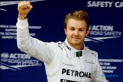 GP SPANYOL : Duo Mercedes Amankan Pole, Rosberg Terdepan