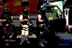 TERDUGA TERORIS DITANGKAP : Polisi Tangkap 2 Terduga Teroris di Benhil, Jakarta Pusat