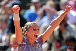 PRANCIS TERBUKA : Errani Tantang Serena di Semifinal