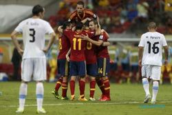 PIALA KONFEDERASI: Spanyol Kalahkan Uruguay 2-1