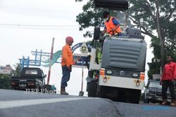 MUDIK LEBARAN 2013 : H-10, Pelebaran Jalan Boyolali-Ampel Disetop