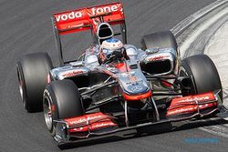 GP F-1 HONGARIA :  Button Berharap Panas Lintasan Memberi Kemenangan