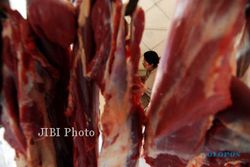 HARGA KEBUTUHAN POKOK : Harga Daging Sapi di Klaten Rp110.000/Kg