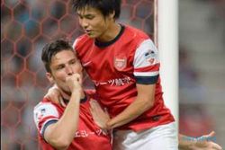 NAGOYA GRAMPUS Vs ARSENAL : Kalahkan Nagoya 3-1, Arsenal Lanjutkan Tren Positif Tur Pramusim