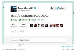 CORY MONTEITH MENINGGAL : Shark Tornado Jadi Pesan Twitter Finn Glee Terakhir