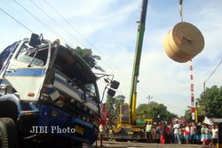 KECELAKAAN SRAGEN : Masinis KA Bangun Karta Alami Patah Kaki, Dibawa ke RS Grobogan