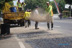 MUDIK 2017 : Sudah H-7 Lebaran, Perbaikan 4 Jalur Alternatif Sukoharjo Belum Rampung