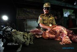SIDAK MAKANAN : Tim Gabungan Pemkot Temukan 31 Kg Daging Sapi Glonggongan 