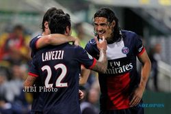 NANTES 1-2 PSG : Cavani dan Lavezzi Antarkan PSG Raih Kemenangan Perdana 