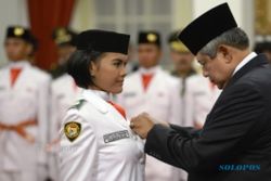 HUT KE-68 RI : Presiden SBY Kukuhkan Paskibraka 2013