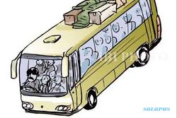 MUDIK LEBARAN 2013 : Bus Cadangan Masuk Kandang