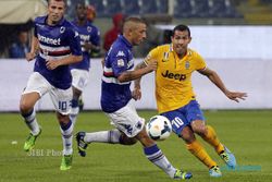 SERI A ITALIA 2013/2014 : Gol Tunggal Carlos Tevez Bawa Juve Menangi Debut