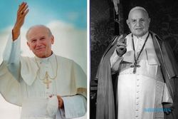 2 Paus Resmi Jadi Orang Suci