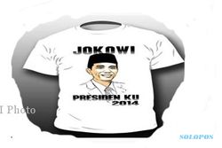 Diproduksi di Jogja, Kaus Jokowi For President Dipesan Ribuan Orang