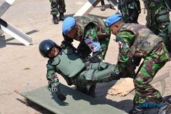 400 Prajurit Korem 072 Latihan Tanggap Bencana Merapi