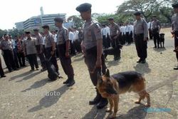 Pengamanan Gereja, Polda DIY Kerahkan Anjing Pelacak Khusus