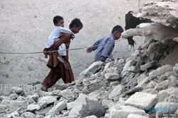 GEMPA PAKISTAN : Korban Tewas Akibat Gempa Pakistan Capai 238 Orang