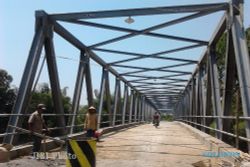  JEMBATAN SIDODADI SRAGEN : Pembangunan Jembatan Ditarget Selesai September