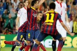 LA LIGA 2013/2014 : Gol Telat Alexis Sanchez Beri Barca Kemenangan Dramatis atas Sevilla 3-2