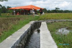 SALURAN IRIGASI KLATEN : Kelompok Tani Keluhkan Alih Fungsi Sungai