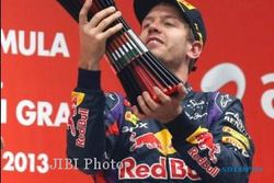 GP F1 INDIA : Menang di India, Vettel Pastikan Juara Dunia