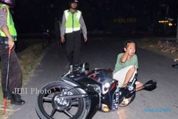RAZIA KLATEN : Balap Liar Pereng Dikosek, 47 Sepeda Motor Disita