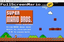 GAME BARU : Super Mario Bros Bisa Dimainkan Via Browser