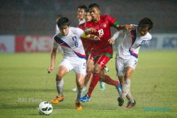 KORSEL VS INDONESIA U-19 : Babak Pertama Kedudukan 1-1