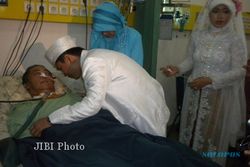 Ayah Sakit Keras, Ijab-Kabul Naris-Triyono Dilangsungkan di ICU RSIS Yarsis