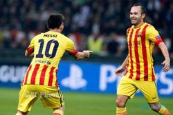 AC MILAN VS BARCELONA : Messi Cetak Gol, Barca Imbangi Milan di San Siro