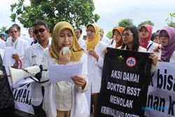 KASUS DR AYU : Ratusan Dokter di Klaten Beraksi, Pasien Tidak Terlayani